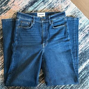 Boden High Rise True Straight Jeans